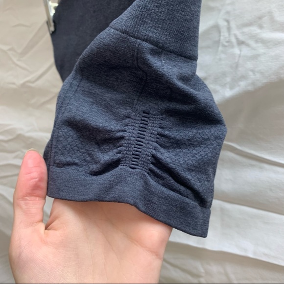 LuluLemon High Waisted Grey Shorts - Picture 6 of 7